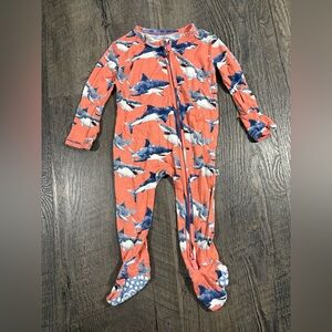 Cozy Shark Adventure Footie Pajamas